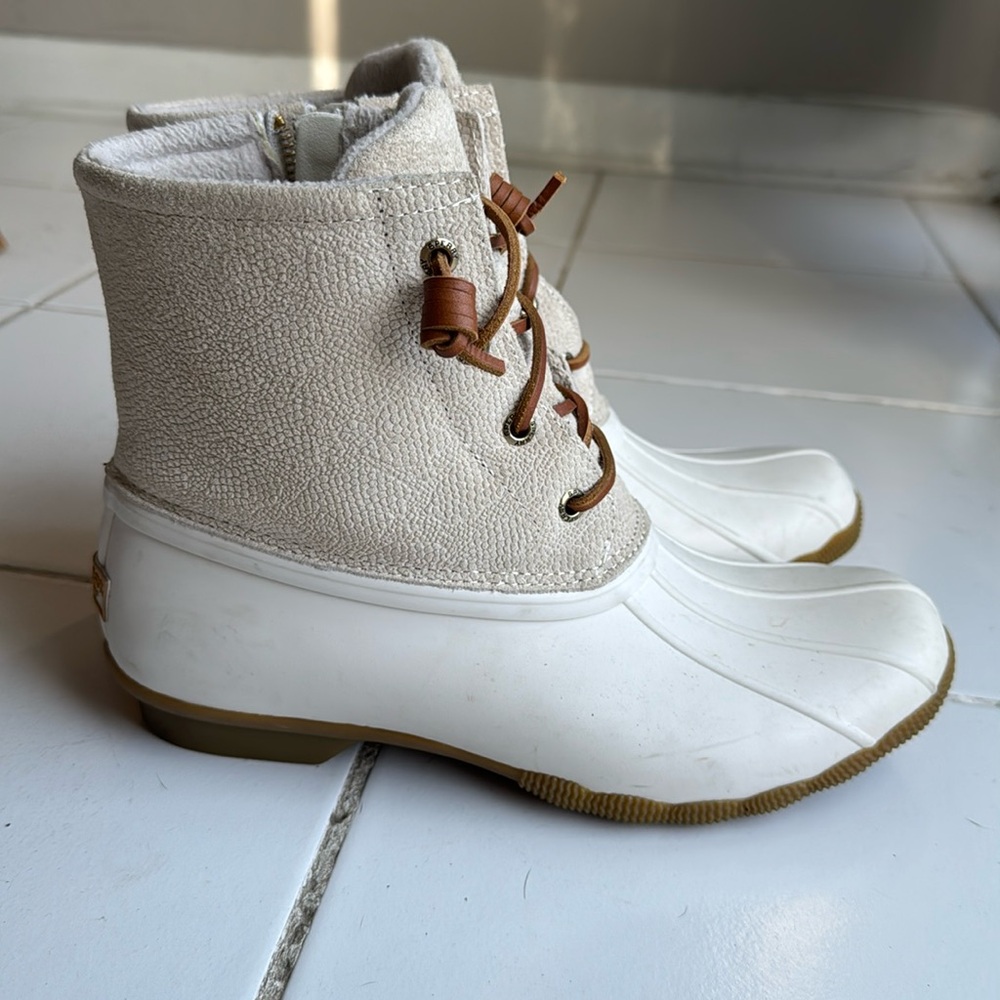 Sperry Saltwater Serpent leather duck boot